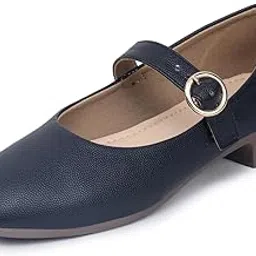 trase Mary Jane Ballet Flat Bellies for Women | Adjustable Strap Comfortable Shoes for Office & College Wear-picture-12