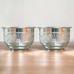 Sigaram Brass 3.5 Inch Tirumala Prasadam Bowl for Home Pooja Festival K4650 ​-picture-10