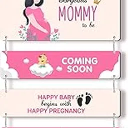 Regalocasila Cute Baby Print Wooden Mom Pregnancy Wall Hanging With Beautiful Quote-picture-22