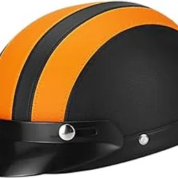 MERISHOPP Bike Helmet Versatile Bicycle Helmet for Commuting Skateboard Outdoor Sports Black Orange| Sports Equipment | Outdoor Sports Gear | Exercise Gear-image-62