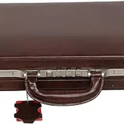 aceking Leather Hard 20 inch suitcase(BRIEFCASE1_TAN PONDY)-picture-48