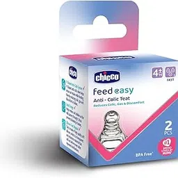 CHICCO Feed Easy Teat 4M+ Fast SIL 2PCS India-picture-14