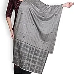 kanidar Super Soft Heart Stole for Girls, Women & Men (Size: 65 * 185 cm|Material: Faux Wool|Colour:Grey|Size: 65 * 185 cm-picture-20