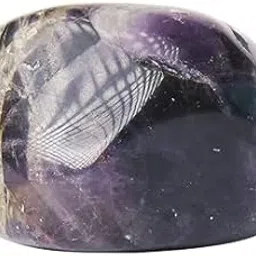 vintage Single Natural Amethyst Tumble Stone | Raw Polished Gemstone Pebble for Aquarium, Home Décor, Garden, Table Decoration, Reiki Healing, Meditation & Positive Energy Correction (1 Pc)-picture-21
