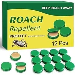 Natural Cockroach Killer Bait – Eco-Friendly Roach Repellent Traps for Kitchen, Bathroom, Cabinets – Indoor & Outdoor Cockroach Control with Anti-Roach Gel – Non-Toxic Pest Solution(12 pcs)-image-1