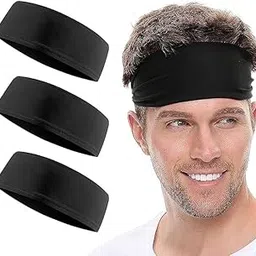 heega choice of champion Heega Cotton Blend Headband for Men & Women - Pack of 3 image 1