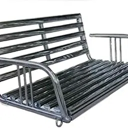 Kaushalendra Stainless Steel Swing Hanging Hammock Chair - Indoor/Outdoor Balcony Swings, 107 cm Size-picture-20