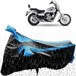 FUZICON Bike/Scooty Cover for Bajaj Avenger Cruise 220 | Waterproof | Blue-image-7