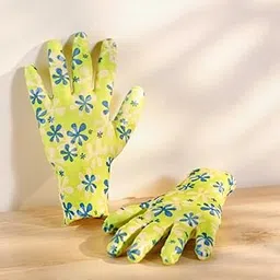 UGAOO Gardening Gloves for Home Garden by UGAOO (1 Pair) - Durable Hand Gloves for Gardening Work, Plant Care, Digging, Weeding & Outdoor Tasks | Reusable Protective Garden Gloves - Green-image-77
