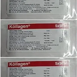 Collagen Sheet, Sterile, 5 x 5 cm,(Pack of 3)-picture-11