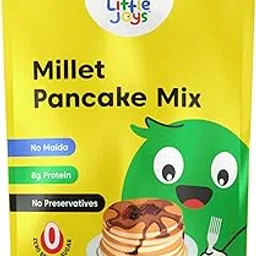 Little Joys Millet Pancake Mix | 8g Protein | Zero Refined Sugar | Chocolate Flavour | With Oats, Ragi, Jowar & Millets | No Maida, No Preservatives 150g-picture-38