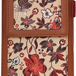 tickles Fancy Artificial Leather Case Cover Mobile Pouch with Waist Clip for Women Girls Saree (Color: Brown Size: 6 Inches and Below)-picture-47
