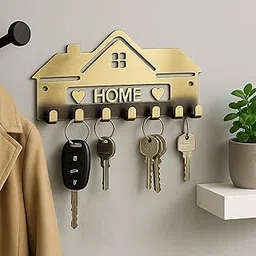 Xpert SS Key Hanger Hut & Home 1 Pc Antique Finish Key Hangers for Wall Key Chain Holders for Wall Key Stand Wall Key Holder Used for Home Key Holder for Home Decor-picture-32