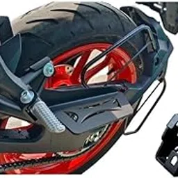 SGTB Heavy Black Pillion Left Foot Rest Mount Rear Footrest for Yamaha MT 15 V 2 Bike-picture-21