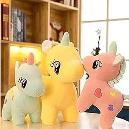 odinbirds Pack of 3 Unicorn Soft and Stuffed Teddy Bear,Soft Toys for Baby Boys/Girls (30CM)-picture-10