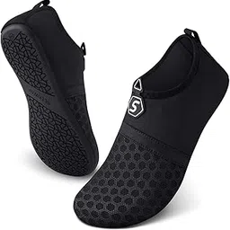 seekway Water Shoes Quick-Dry Aqua Socks Barefoot Slip-on for Beach Pool Swim River Yoga Lake Surf Women Men SK001-picture-22