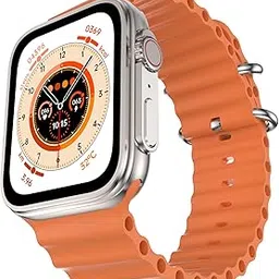 Fire-Boltt Gladiator Pro 1.78" AMOLED Always On Display, 500 NITS Brightness, 123 Sports Modes, Bluetooth Calling, 360° Health Monitoring, Voice Assistant (Orange) image 1