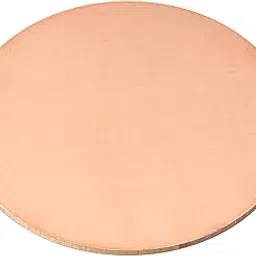 uxcell Pure Copper Sheet, 4" x 0.12" 9 Gauge T2 Copper Metal Round Plate for Crafts, Electrical Repairs-image-22