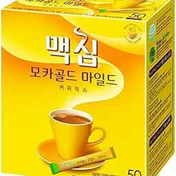 Mocha Gold Mild Coffee Mix � 50 Sticks (Pack of 1) | Smooth & Mild Instant Coffee | Korean Coffee Mix | Nottacia Easy to Prepare-picture-41