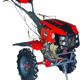 German Engine 9HP Heavy Duty Power Tiller, Steel Construction, Orange and Black, 180cm Depth, 32 Adjustable Blades, Petrol Powered, 5 Year Warranty, Manual Operation-image-47