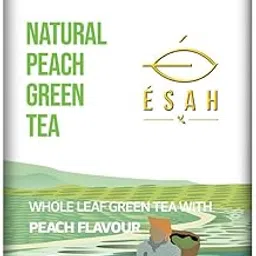Ésah - Handcrafted, Organic, True Peach Green Tea | Natural Ingredients | Bold Aroma with Smooth Balanced Flavor | Unique Craft Blend of Rich Spices | 100g Loose Leaf Tea Pack-picture-13