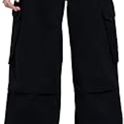 s f jeans co aware SF Jeans by Pantaloons Women's Relaxed Casual Pants (110160117005_Jet Black-picture-10
