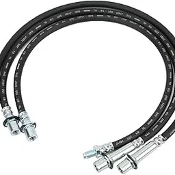 Extended Brake Line Kit, Wearproof Brake Pipe Rubber 3pcs Flexible Replacement for Hilux LN106R LN65R RN105R for Repair-picture-48