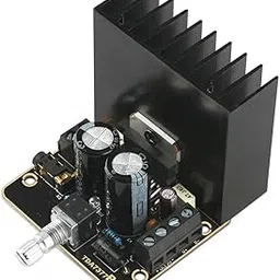 Car Stereo Amplifier Board, 30W+30W Class AB Car Audio Amplifier 2.0 Dual-Channel Immersion Gold Stereo Amp Board TDA7377 Mini DC12V Amplify Module-image-19