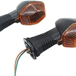 MERISHOPP 2Pcs Motorcycle Turn LED Signal Lights Durable for DL 650 V-Strom Parts Yellow image 1