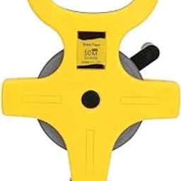 GLIVE (LABEL) Open Reel Tape Measure Fiberglass Tape Measure, Yard Measuring Tape Fit for Sports Field, Outdoor, Engineer,Track, Durable Dual-Sided Measuring Reel with Feet and Meter (50 Meter)-picture-15
