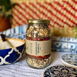 THE HUDA BAR Handmade Healthy Gourmet foods | Breakfast | Snacks Almond Rye Granola | 1 Kg-picture-20