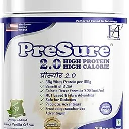 PreSure 2.0 HIGH PROTEIN HIGH CALORIE Whey Protein Vanilla Powder Creme Flavore For Men And Women_(200 GM)-picture-19