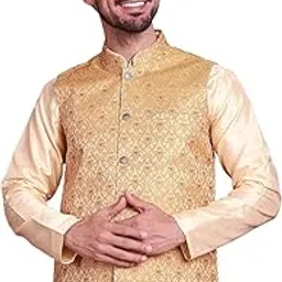 jompers Men's Woven design Waistcoat-picture-10