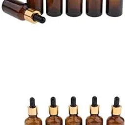 UJEAVETTE® 12X Empty Dropper Bottles Refillable Essential Oils Cosmetics Jar Cannings-picture-16