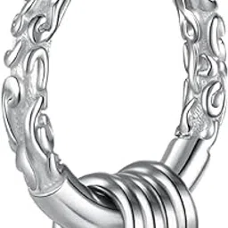 bnf Round Circle Hoop Earrings Hoop Earrings Sets Man Simple jewellery Silver|Jewelry & Watches | Mens |Jewelry | Earrings Studs-picture-34