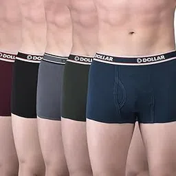 dollar bigboss Men's Solid Cotton Trunk (Colour May Vary) image 1