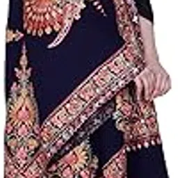 swi with label Women's Kashmiri Aari Embroidered Wool Stole-picture-17
