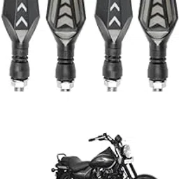 LOVMOTO Universal 12V LED Motorcycle Turn Signals2x Motorcycle LED Sequential Flowing Turn Signal Indicator Light Lamp Running Indicators High Bright Comfortable With Ave-ng-er 220 Str-eet image 1