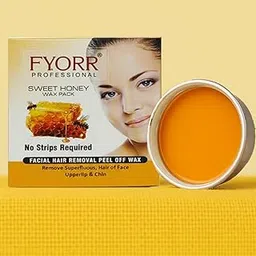 Non-Sticky Smooth Honey Katori Peel-Off Wax 80g | For Face, Forehead, Upper Lip, Eyebrow, Chin, Underarms, Arms, Thighs, Legs & Bikini Line | Tan Removal Wax with Spatula-picture-19