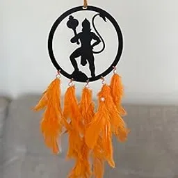 Agam Decors - 3.5” Dreamcatchers - Dreamcatcher for Cars | Home | Wall Hangings | Home Décor | Handmade Dreamcatcher for Bedroom | Balcony (1, 3.5" - Hanuman)-image-13