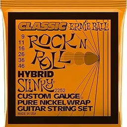 Ernie Ball 2252 Classic Pure Nickel Hybrid Slinky Electric Guitar Strings-picture-10