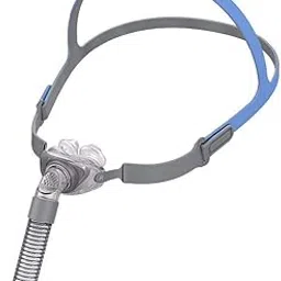 bmc BMCMedical P2 Light Sleep Nasal Pillows Mask for CPAP Medical Machines, 1 piece, grey and blue-picture-35