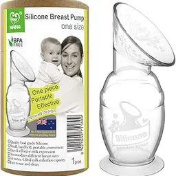 Haakaa 4oz/100ml Silicone Breast Pump with Suction Base 100% Food Grade Silicone BPA PVC and Phthalate Free-picture-16