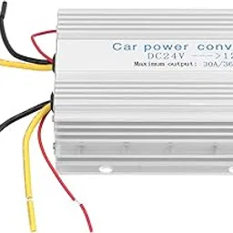 BAZPUR MART® Power Conversion Device, Noiseless 24V to 12V Converter 30A for Monitoring System for Buses for Large Trucks'$-picture-52