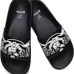 yoho Batman 004 Slides for Men | Bold Superhero Design with Footpharma Footbed | Lightweight & Comfortable Orthopedic Sliders, Flip-Flops & Chappals for Everyday Use-picture-11