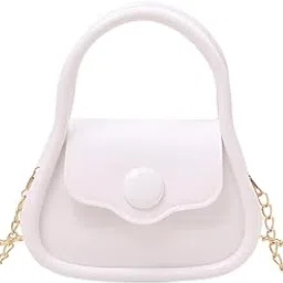 syga Girls Trendy Mini Jelly Bag – PVC Handbag with Chain Strap and Lock Flap-picture-39