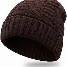 Beanie Cap for Men & Women,Woolen Winter Cap,Unisex Warm Knitted Cap for Men & Women-image-37