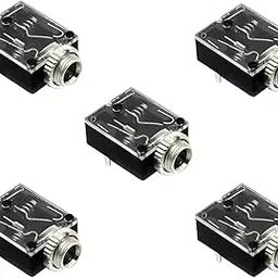 UNIVERSAL HUB 5PCS PJ-324M 5 Pin 3.5mm Stereophonic Jack PCB Panel Mount for Headphones-image-17