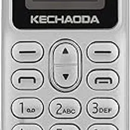 KECHAODA A27 Keypad Dual Sim Mini Mobile Phone with External Memory Slot 1.68cm (0.66 inch) Display Only Mobile Phone & Charging Cable in Box, Battery,No Charger - Silver image 1