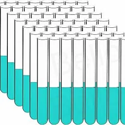 Bello Borosilicate Glass Test Tube Size-12X75, Round Bottom Set Of 60pcs Ideal for School, College, Lab Laboratory and Education | for All Types of Samples-picture-42
